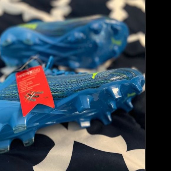 Puma Ultra 1.2 FG Firm Ground Boots Blue/Yellow- NWT (no box) main image 5
